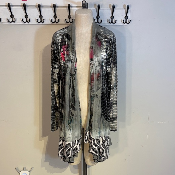 Jackets & Blazers - Bohemian open front duster jacket size L to xl